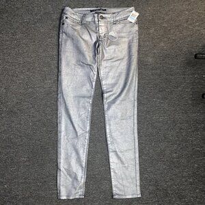 Sz.5*Silent Disco/Celebrity Pink*NWT*Silver/Black Skinny Jeans--Low-Rise